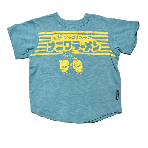 【オフィシャルチーム】スラブ天竺ナニワラーメンラウンドTシャツ|S|1125206M